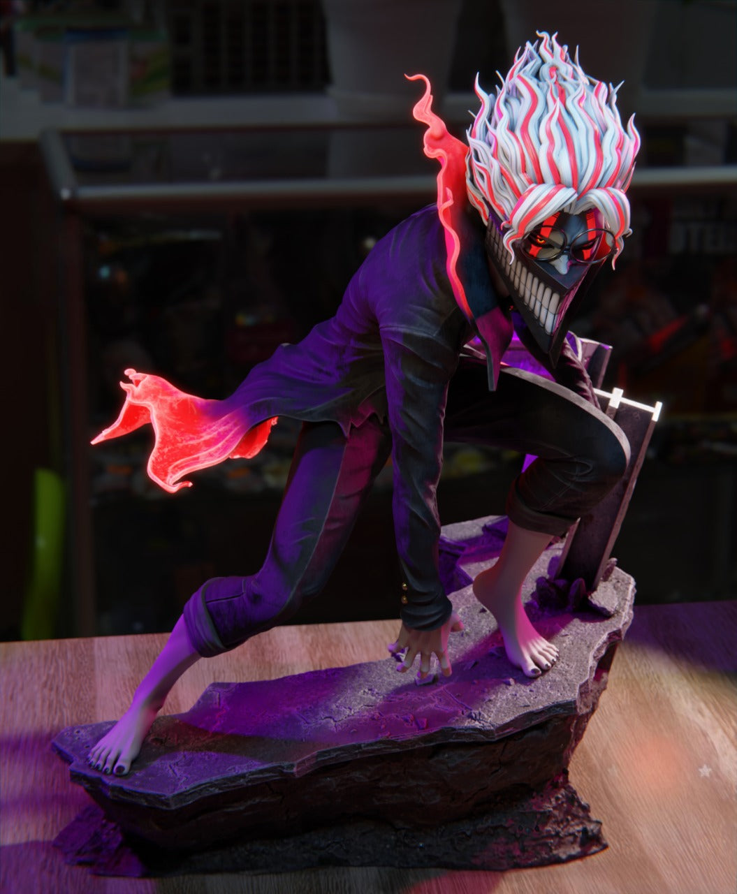 Okarun – Dandadan – STL 3D Print Files Pre-Supported + Lychee Scene