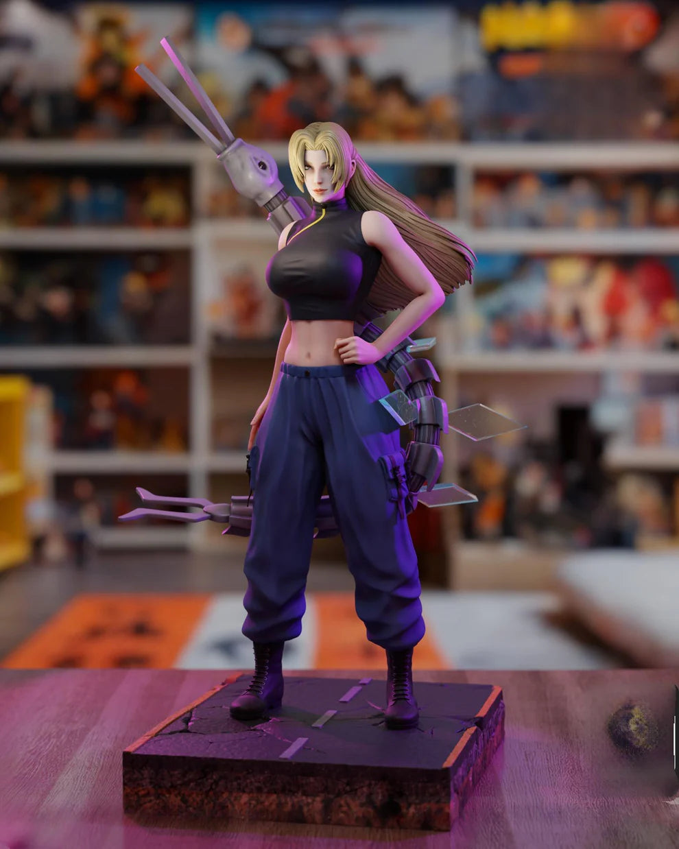 Yuki Tsukumo (Jujutsu Kaisen) 3D Printable Statue – The Cosmic Sorceress