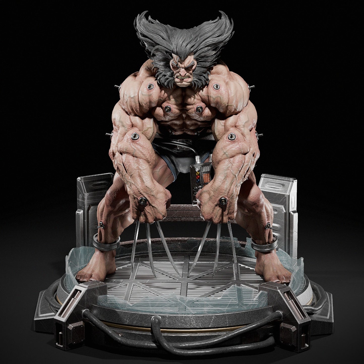 Wolverine (Weapon X) 3D Print File: Berserker Mutant STL - 1:4, 1:9, 1:12 Scale Options - Pre-Supported & Uncut - Ultimate Collectible Model