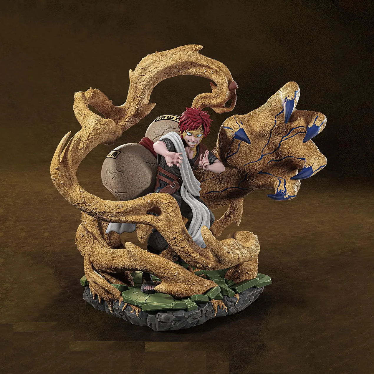 Gaara – Sand Manipulation Diorama STL 3D Print Files