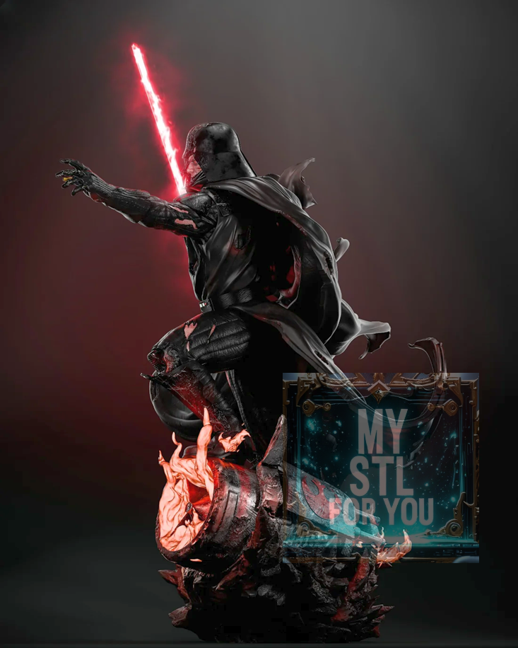Darth Vader 1/6 Scale Statue + Bust | STL Files for Resin 3D Printing