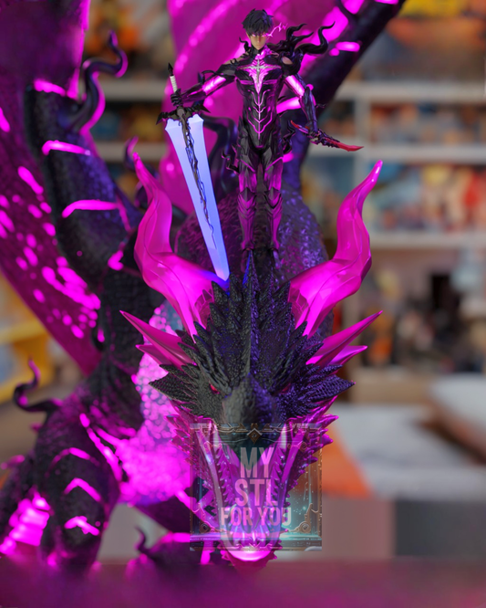 Kaisel (Solo Leveling) | Resin STL Statue | Pre‑Supported STL + LYS | Large Format