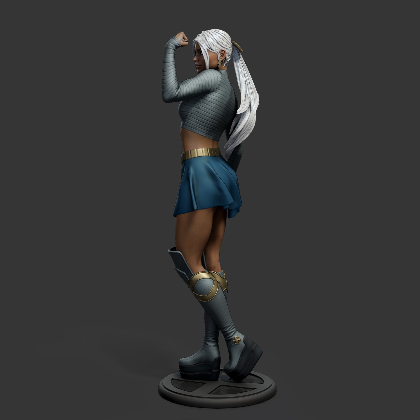 Storm (X-Men) 3D Print File: Mistress of Weather STL - 1:4, 1:6, 1:9 Scale Options - Pre-Supported & Uncut - Ultimate Collectible Model