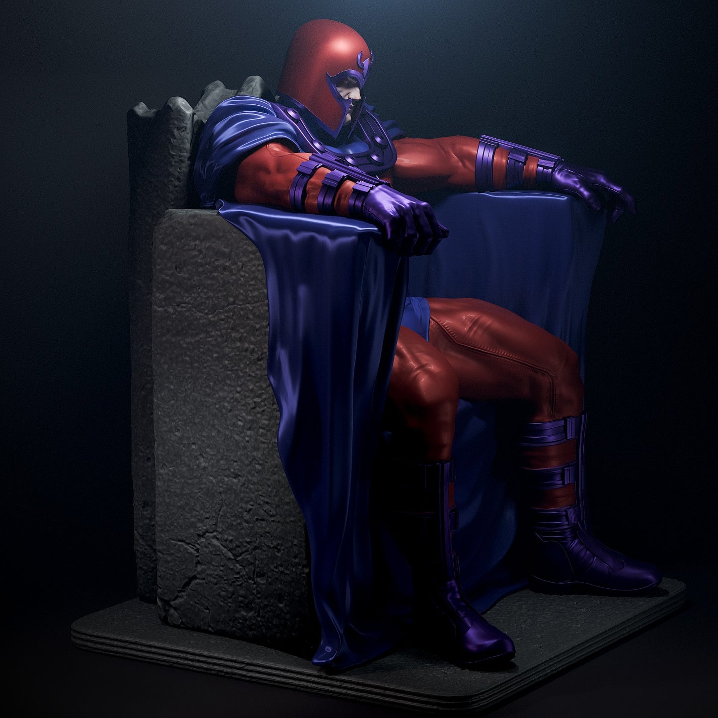 Magneto (X-Men) 3D Print File: Master of Magnetism STL - 1:4, 1:6, 1:12 Scale Options - Pre-Supported & Uncut - Formidable Digital Collectible