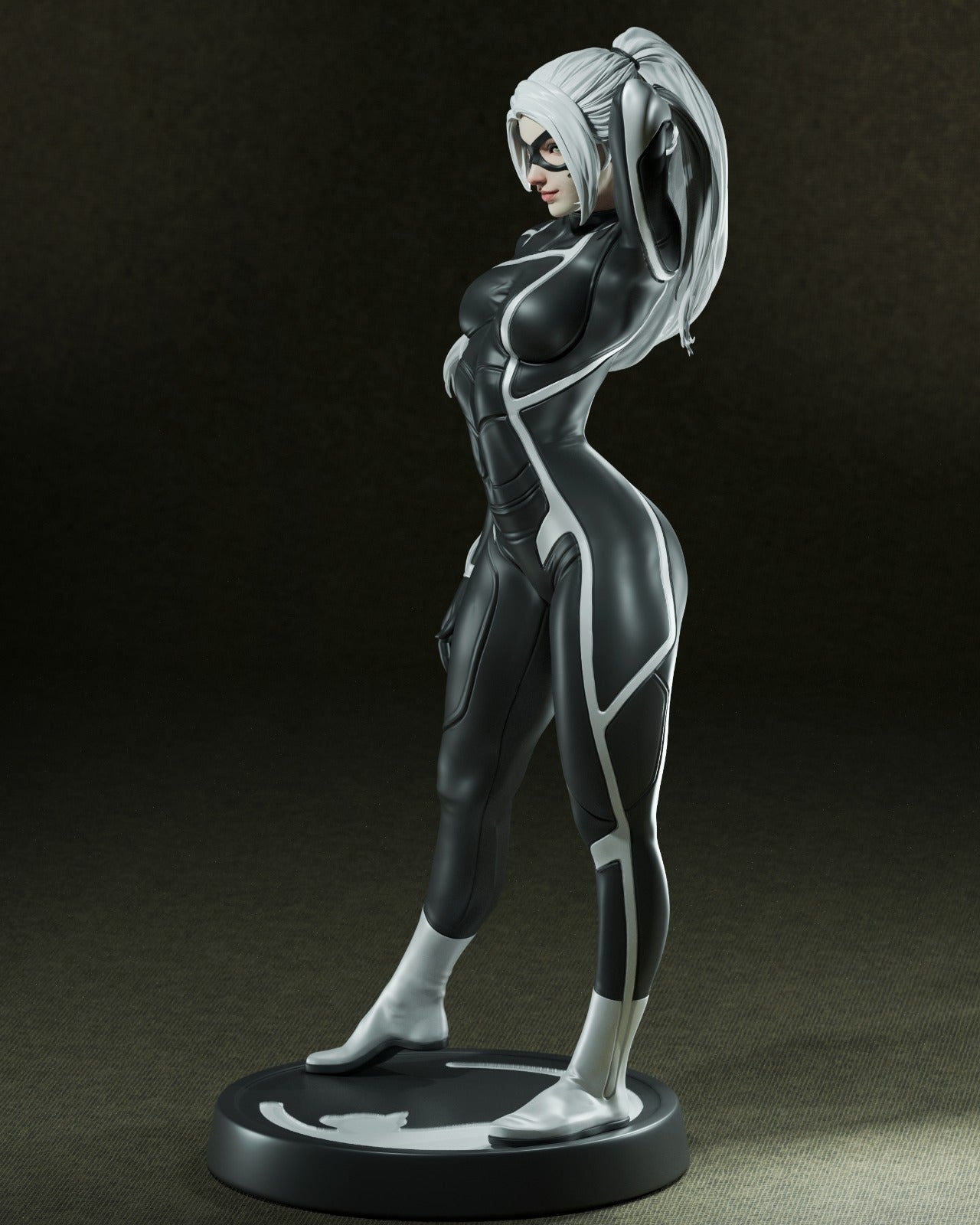 Black Cat  3D Print File STL - 1:4, 1:6, 1:9, 1:12 Scale Options - Ready-to-Print, Split, Pre-Supported & Uncut