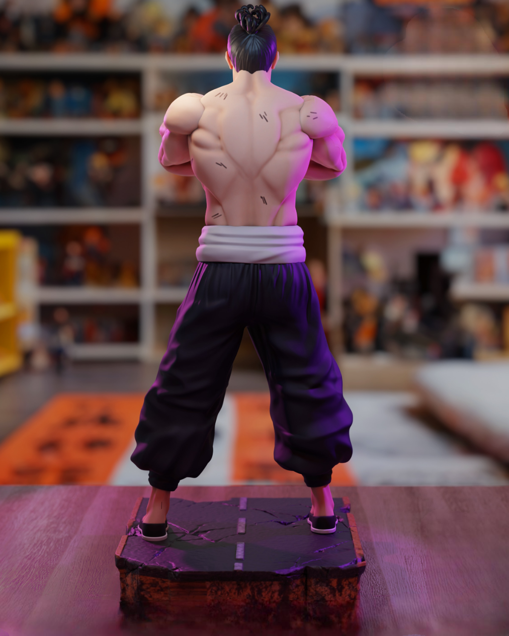 Aoi Todo (Jujutsu Kaisen) 3D Printable Statue – The Boogie Woogie Brawler | Resin-Optimized