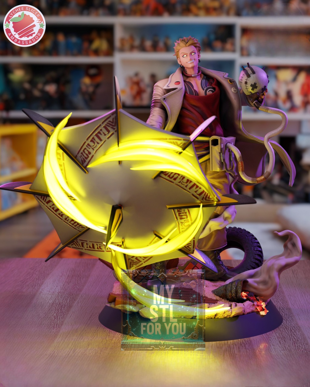 Enjin Gachiakuta | Resin STL Statue | Pre‑Supported STL+LYS