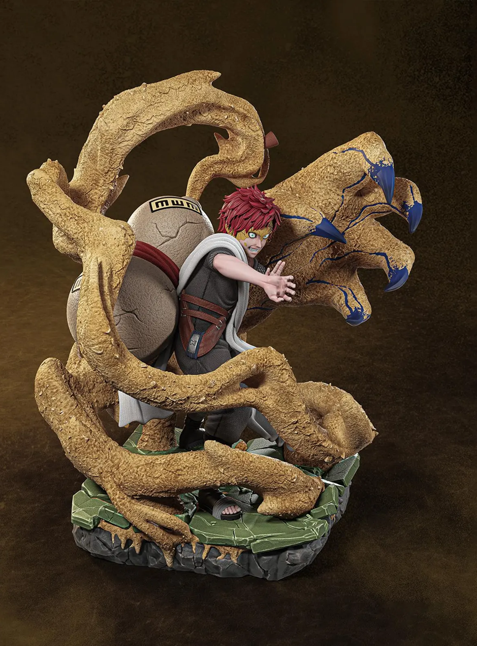 Gaara – Sand Manipulation Diorama STL 3D Print Files