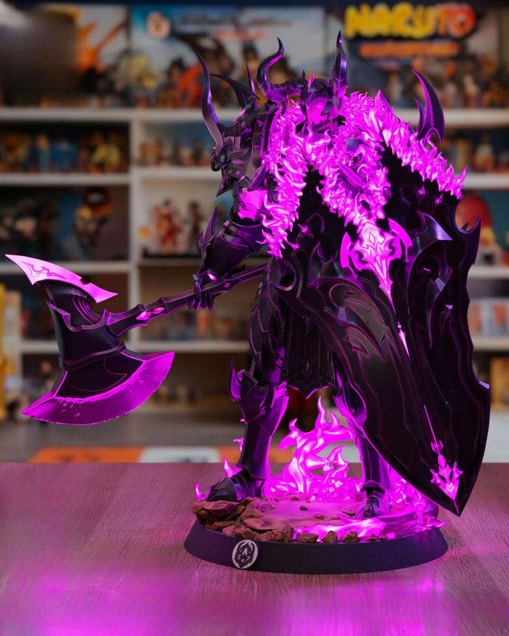 Iron (Solo Leveling) 3D Print File: Formidable Shadow Monarch General STL Statue