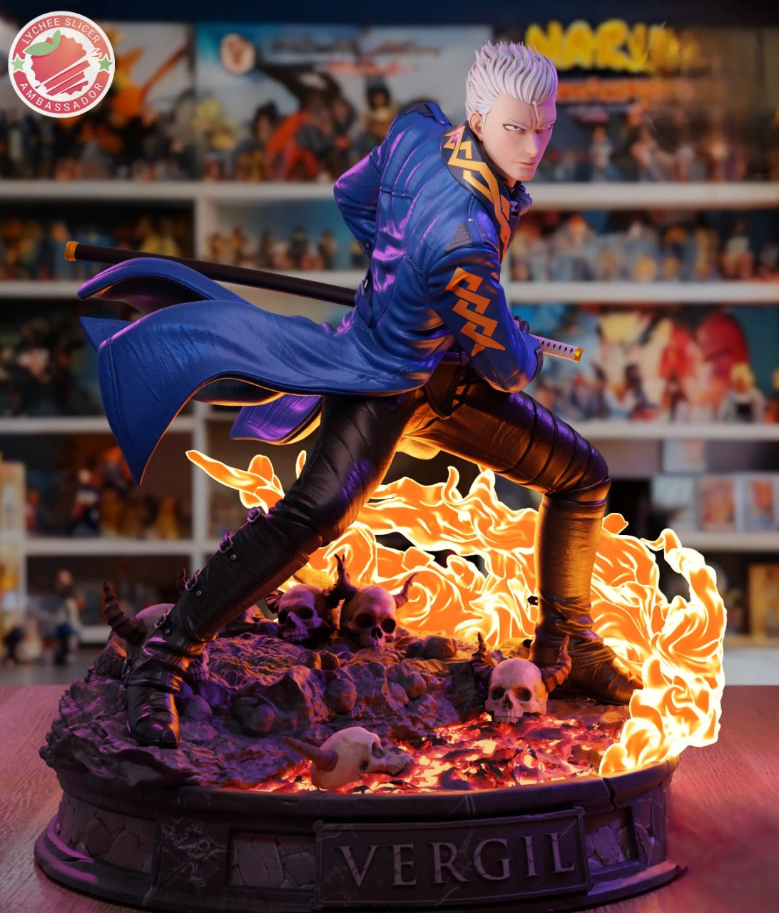 Vergil - Devil May Cry (Netflix Style) STL File for 3D Printing (Pre-Supported) - Digital File