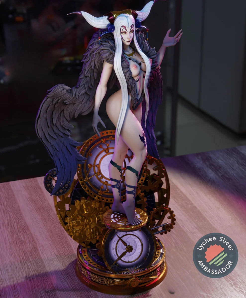 NSFW  Ultimecia STL Files - Final Fantasy VIII Villain 3D Printable Model | Pre-Supported, Resin Ready + Alternate Torso