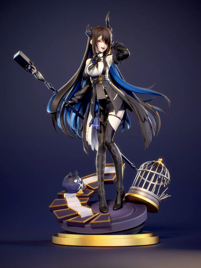 Pre-supported Nerissa Ravencroft STL - VTuber 3D Print