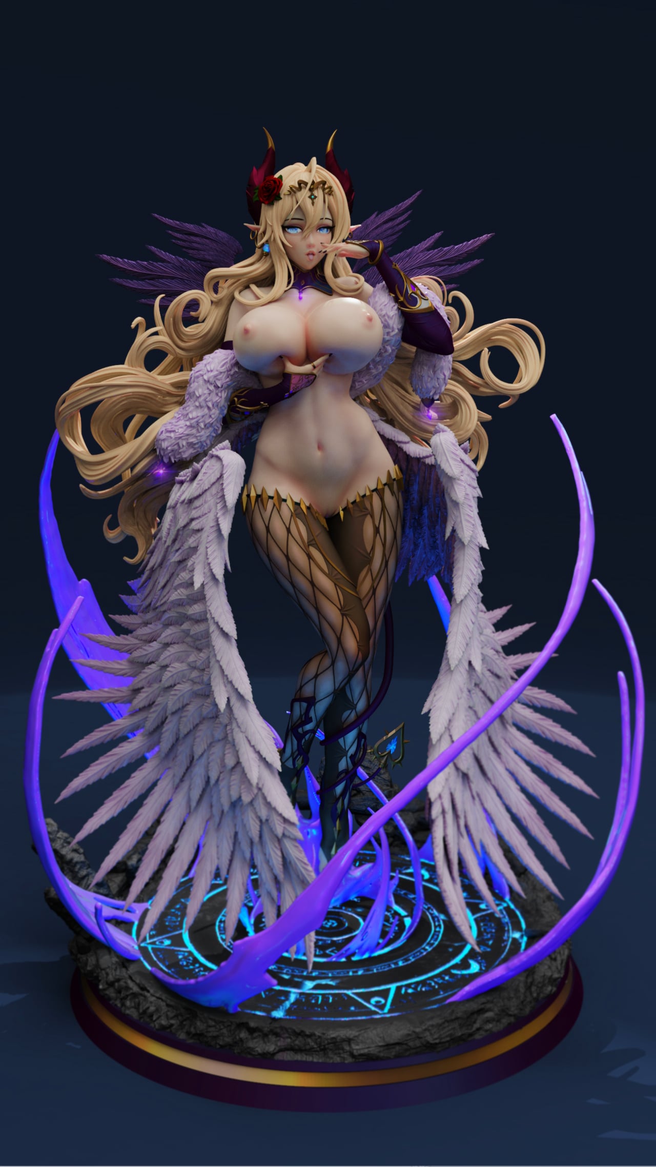 Artoria Pendragon NSFW – Highly Detailed STL Figure for 3D Printing