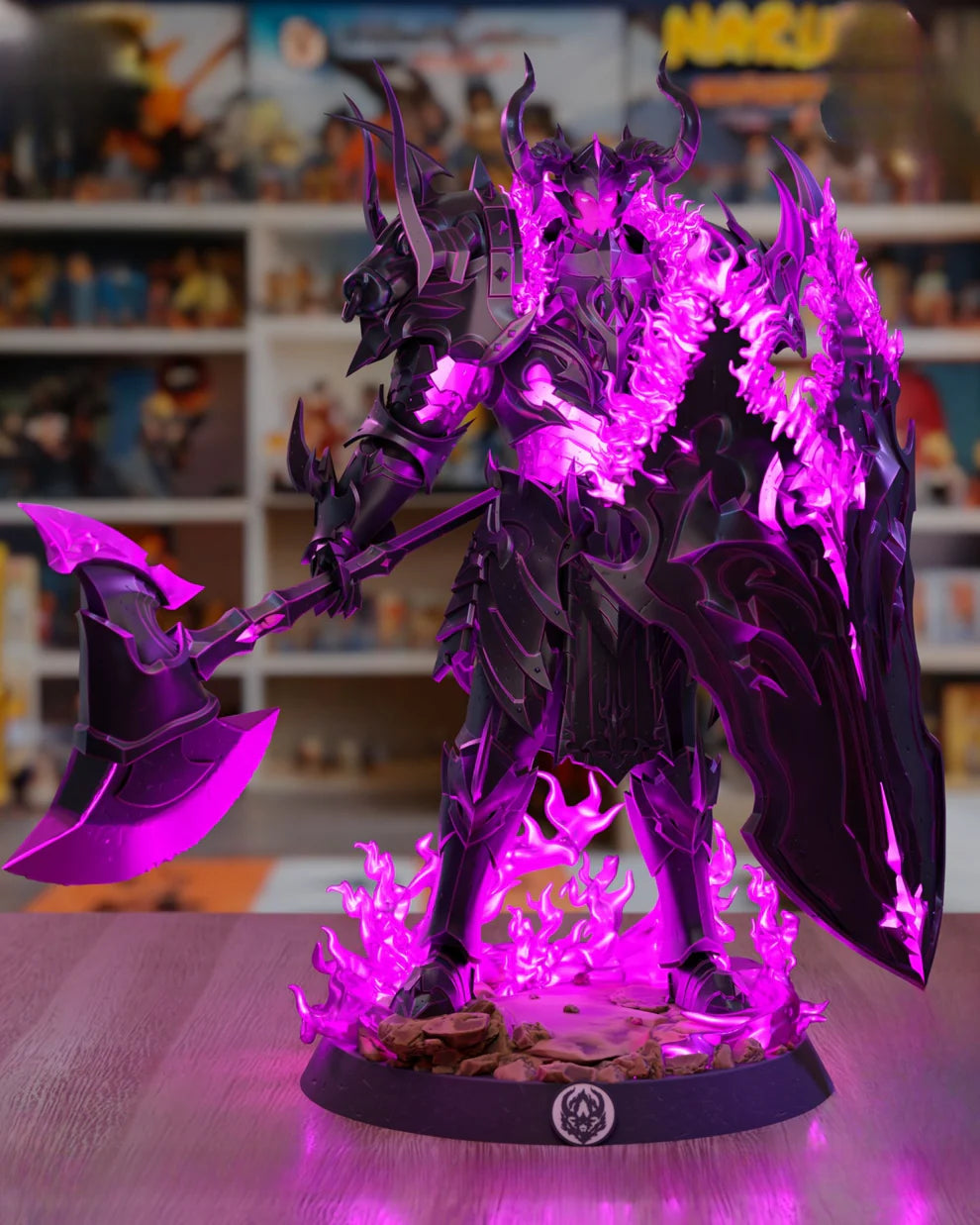 Iron (Solo Leveling) 3D Print File: Formidable Shadow Monarch General STL Statue