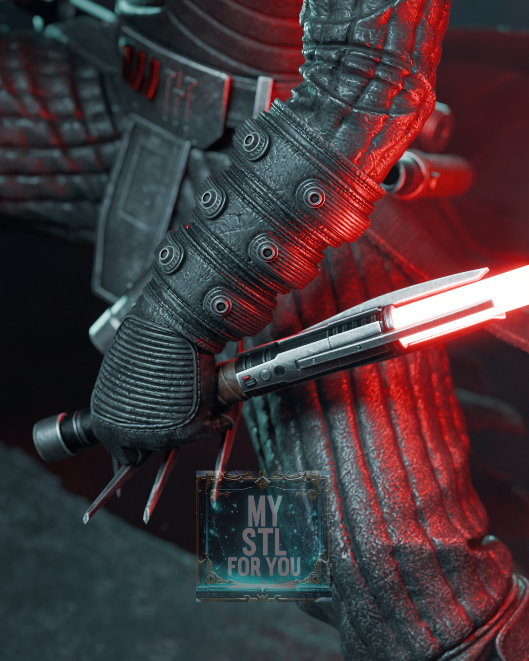Starkiller | 1/6 Pre‑Supported (LYS) + 1/6 | 1/9 + 1/9 Uncut | STL Files for Resin Printing