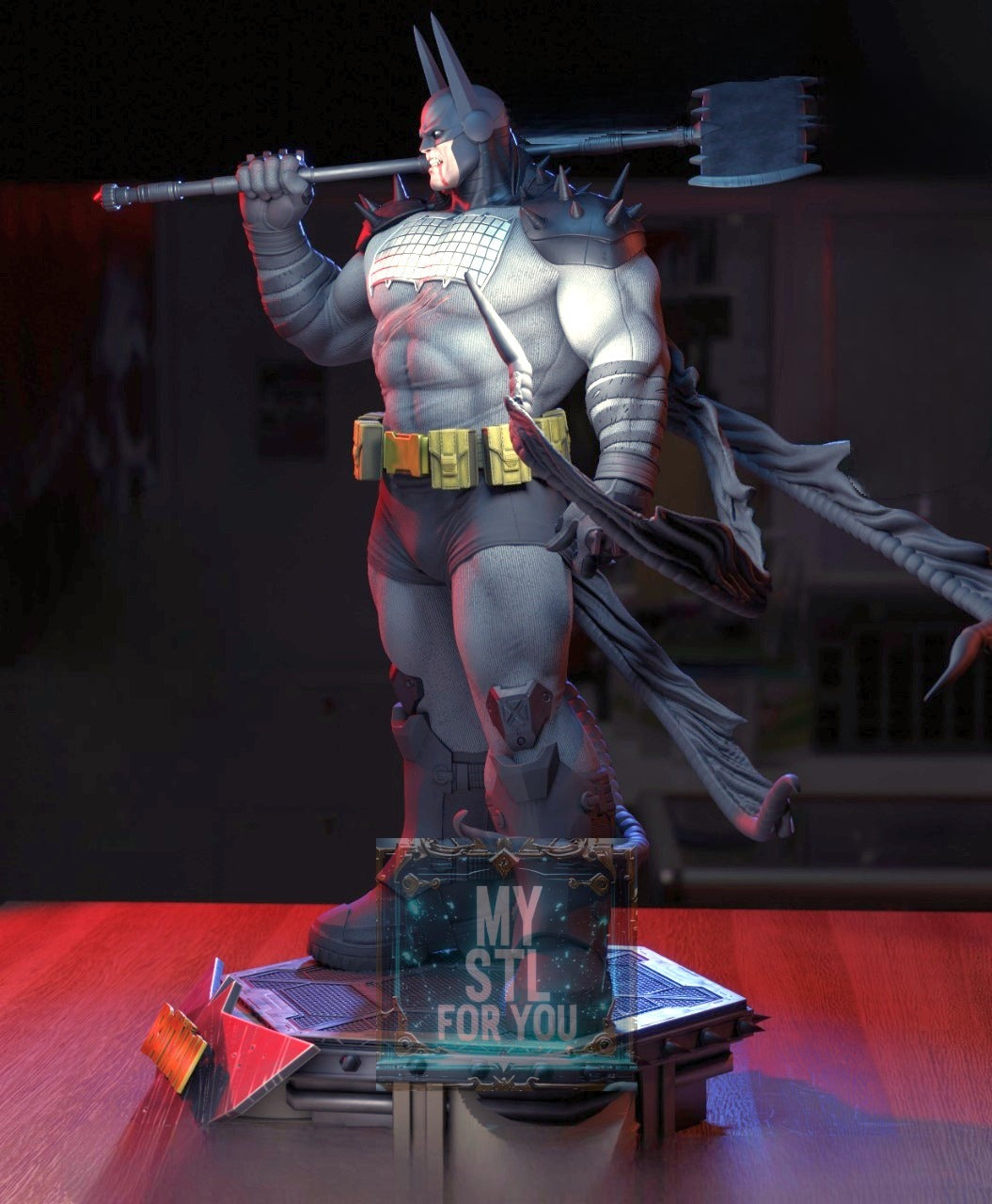 Absolute Batman | High-Detail 3D Print STL File | Pre-supported Model