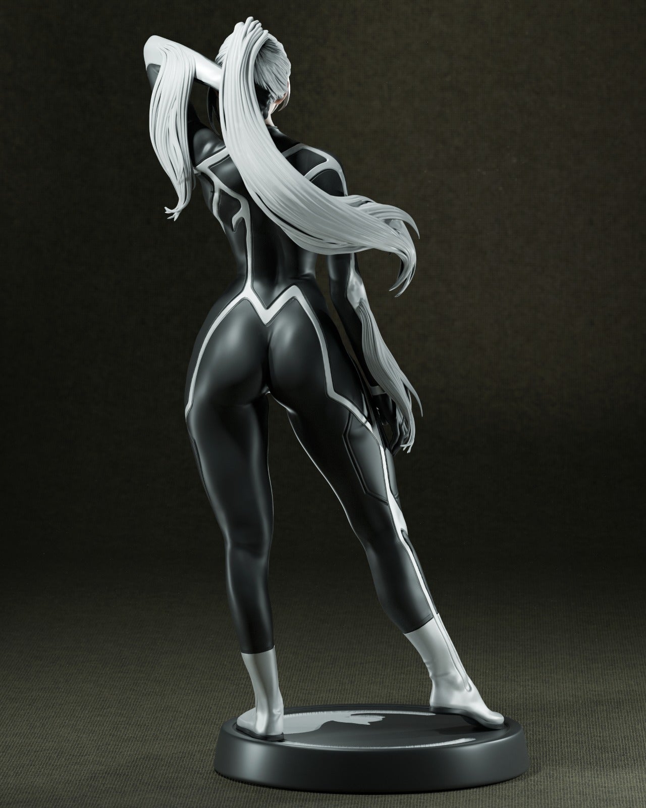 Black Cat  3D Print File STL - 1:4, 1:6, 1:9, 1:12 Scale Options - Ready-to-Print, Split, Pre-Supported & Uncut