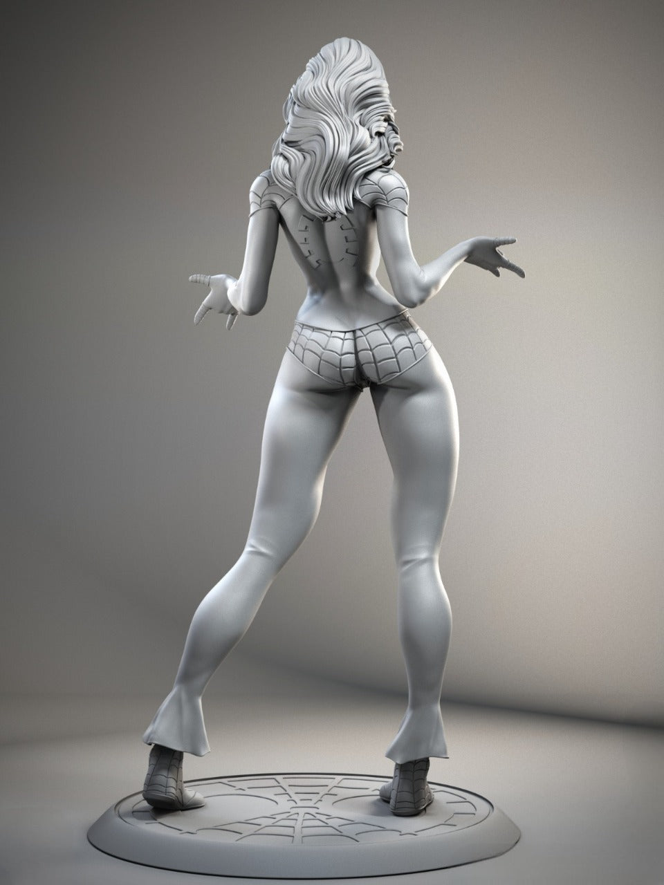 Spinneret Mary Jane Watson (Spider-Man) 3D Print File: Iconic Heroine STL - 1:4, 1:6, 1:12 Scale Options - Ready-to-Print, Split, Pre-Supported & Uncut