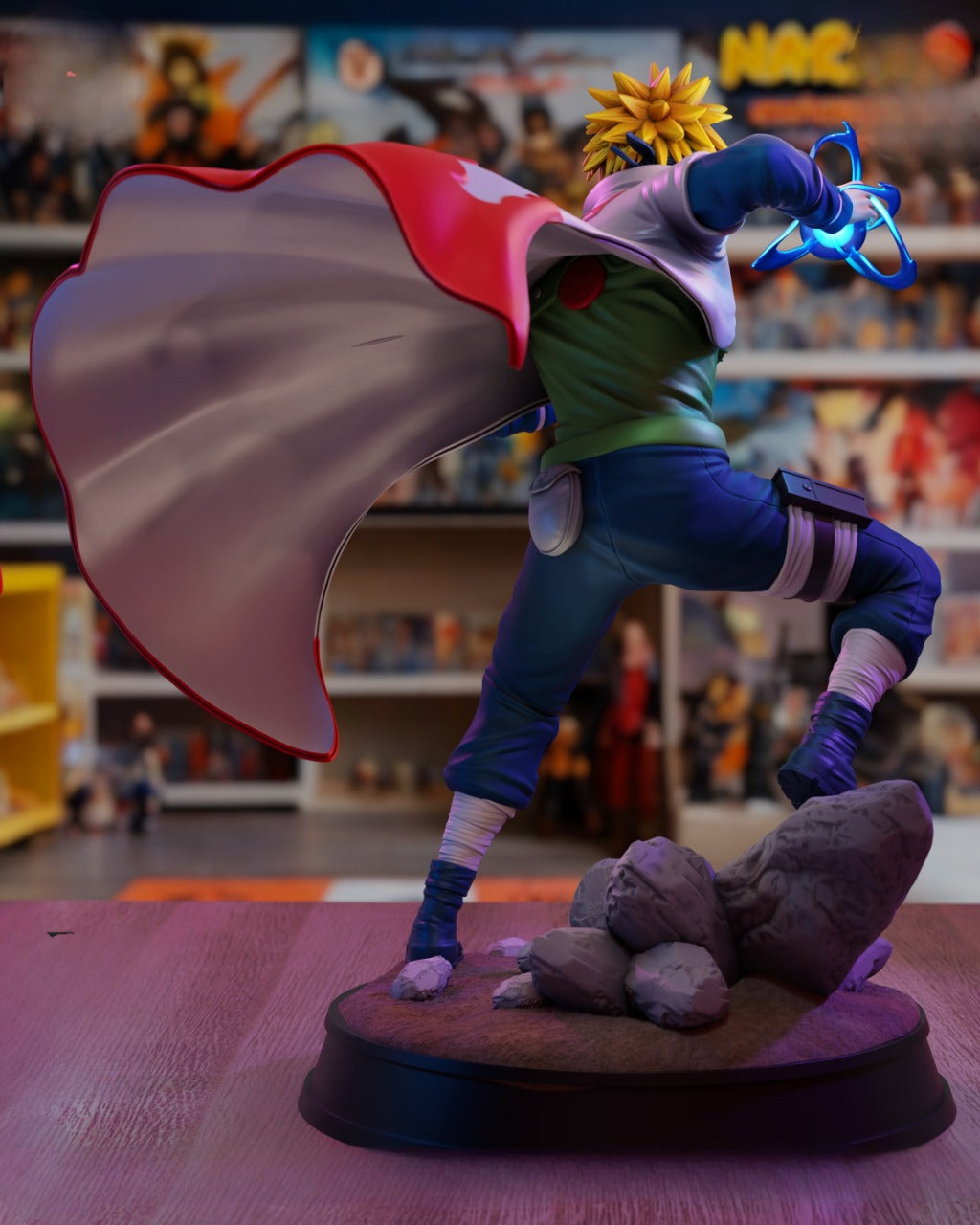 Minato Namikaze premium STL figure for resin 3D printing