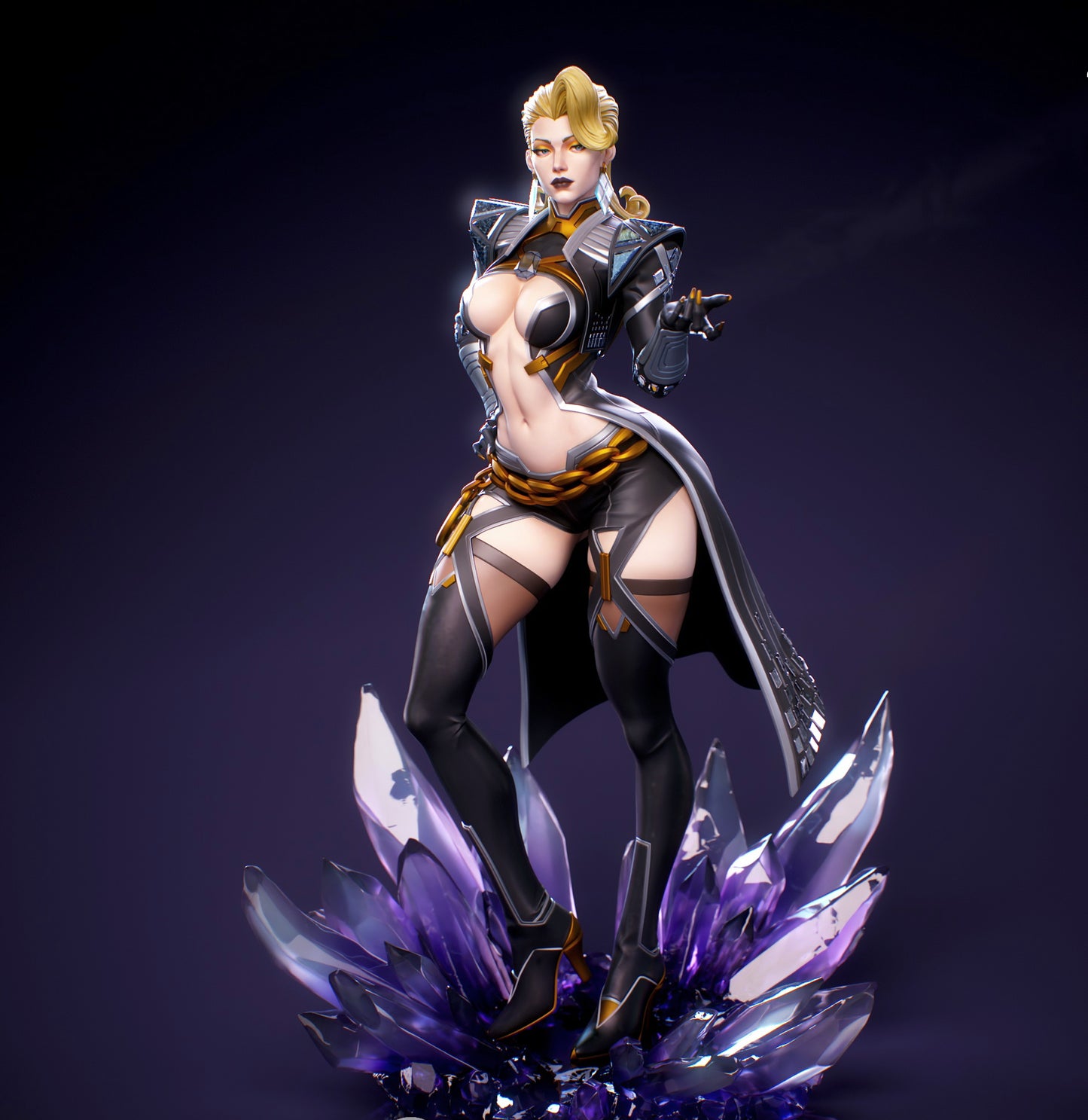 Emma Frost – 1/7 Scale STL Figure for 3D Printing (Digital Product)