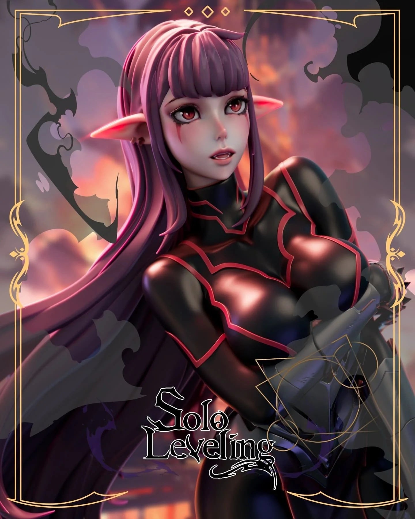 Esil Radiru – Solo Leveling Inspired STL Figure for 3D Printing