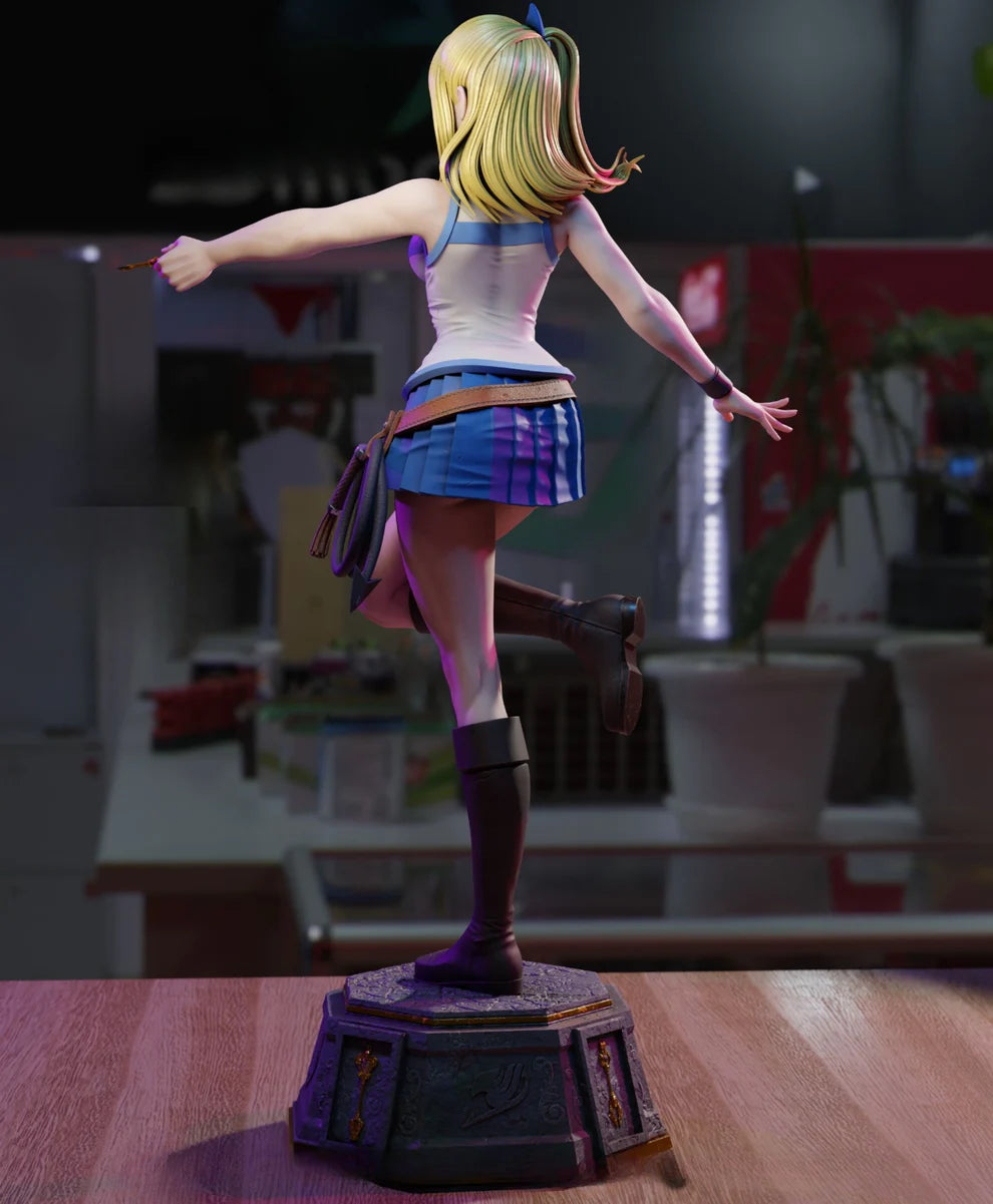Lucy – Fairy Tail – STL 3D Print Files (Standard & NSFW – Pre-Supported)