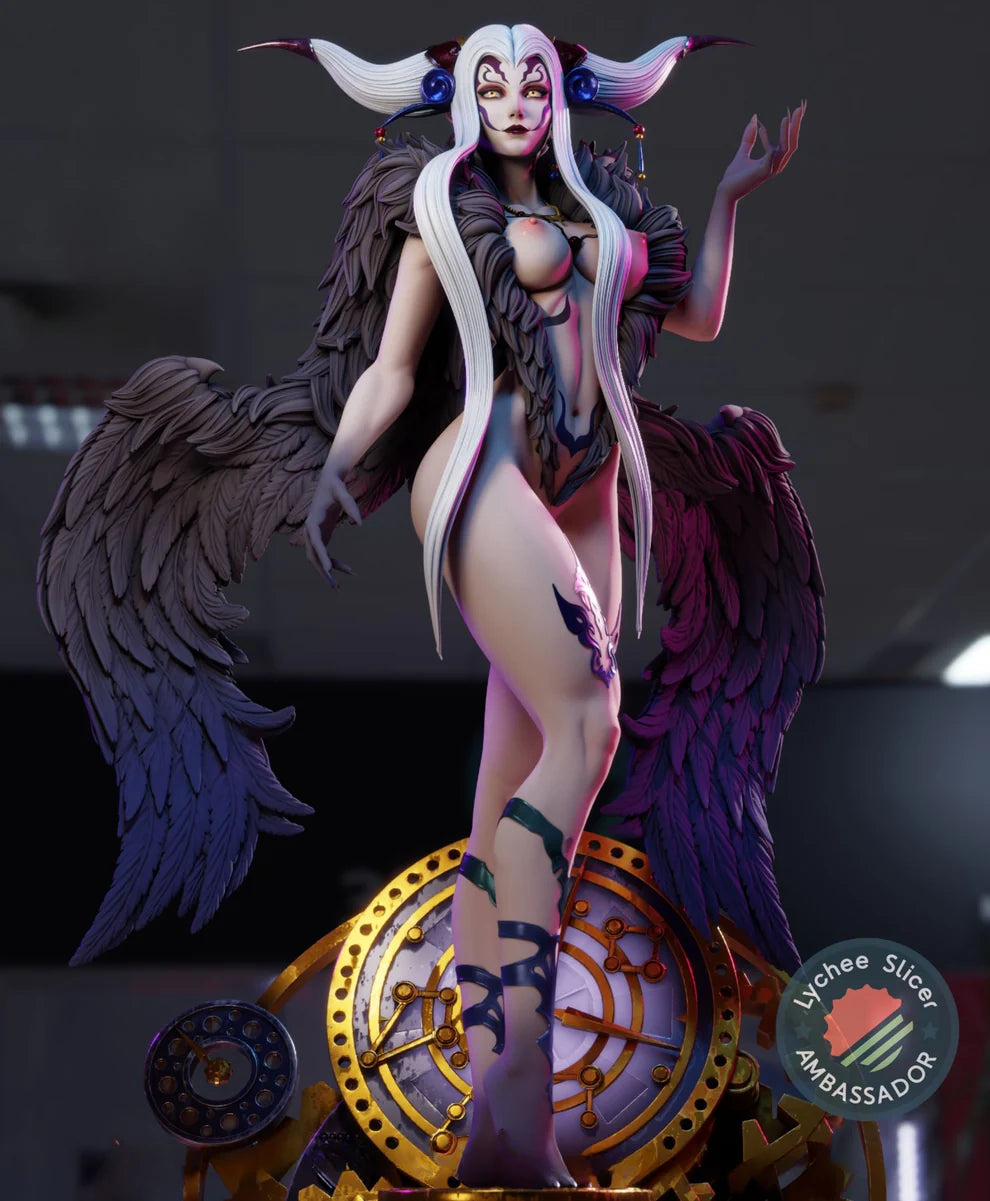 NSFW  Ultimecia STL Files - Final Fantasy VIII Villain 3D Printable Model | Pre-Supported, Resin Ready + Alternate Torso
