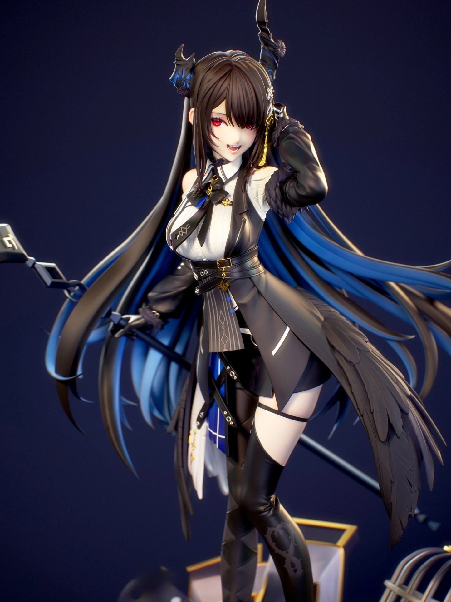 Pre-supported Nerissa Ravencroft STL - VTuber 3D Print