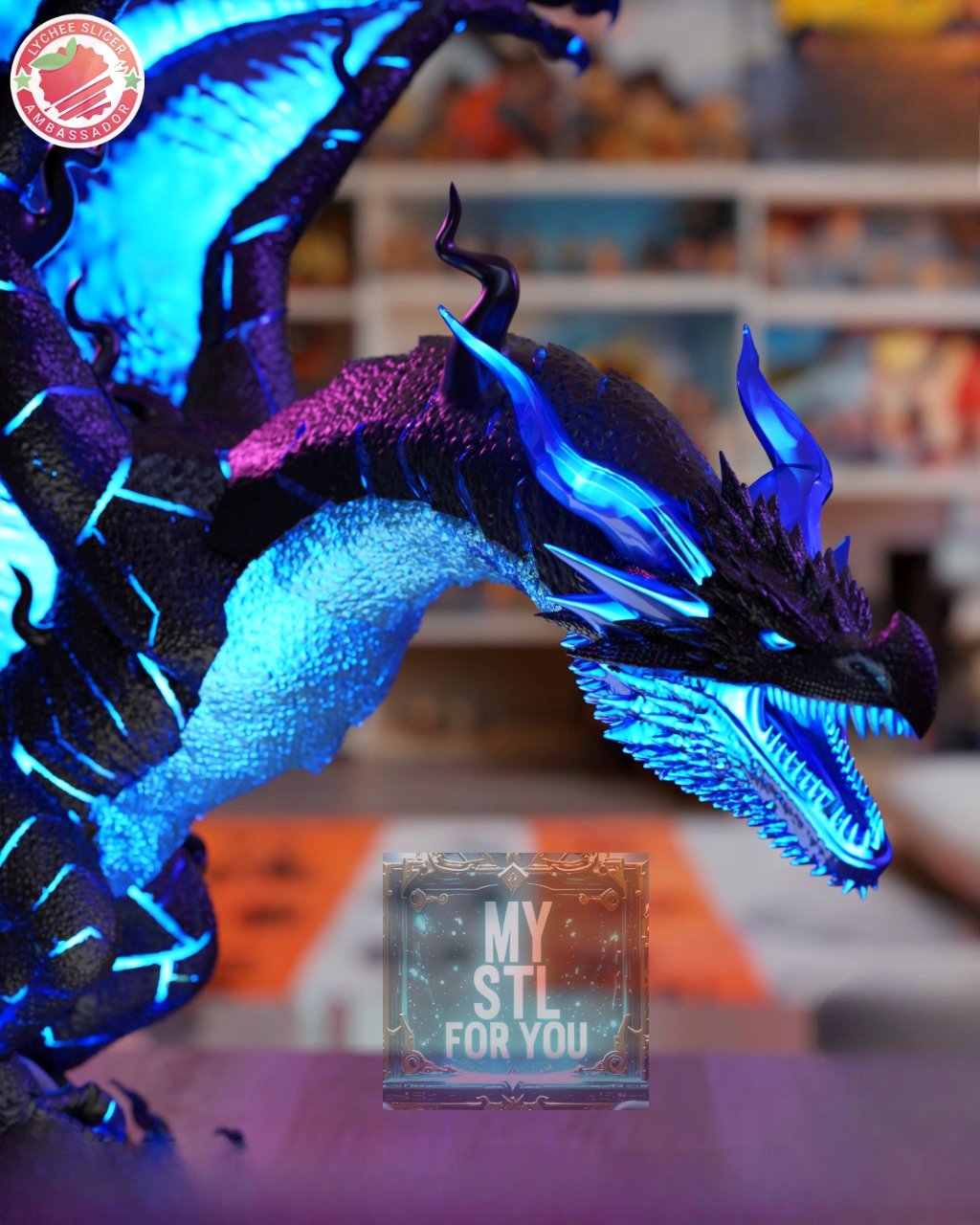 Kaisel (Solo Leveling) | Resin STL Statue | Pre‑Supported STL + LYS | Large Format