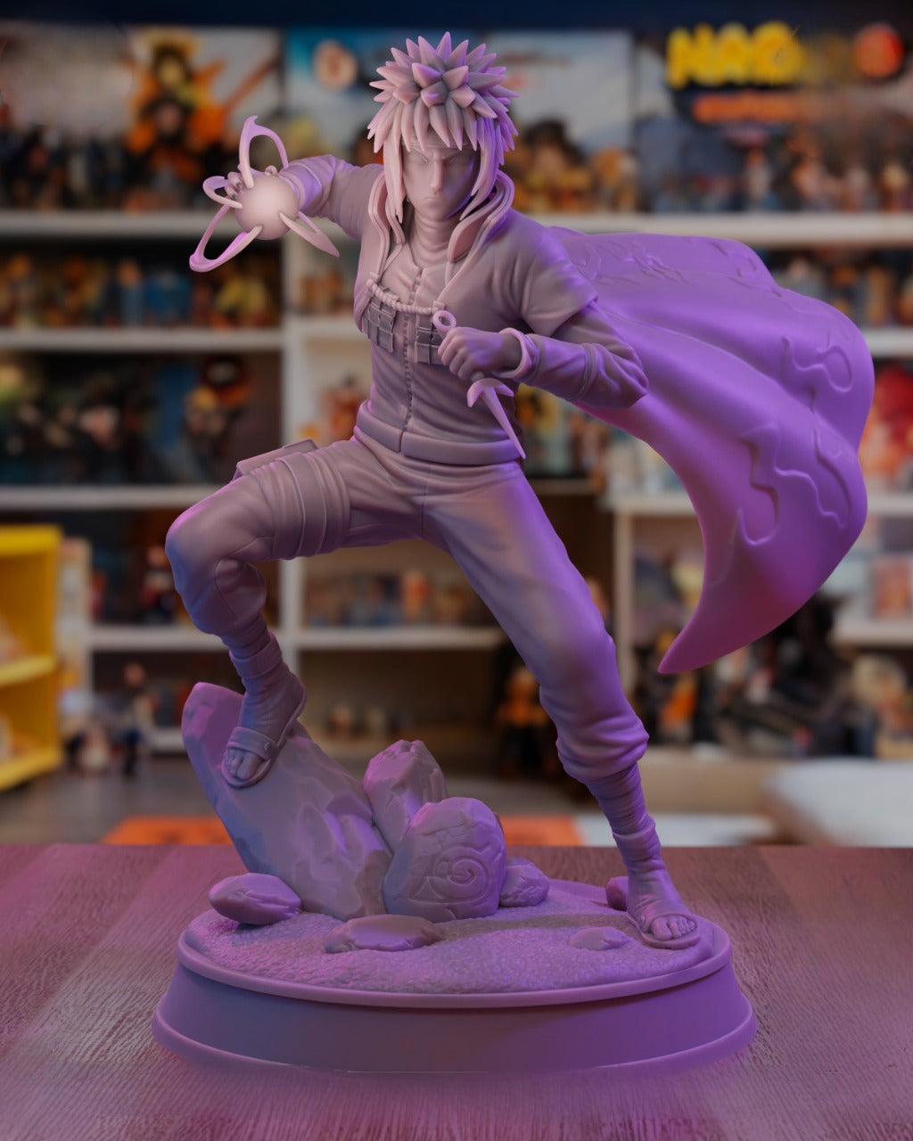Minato Namikaze premium STL figure for resin 3D printing