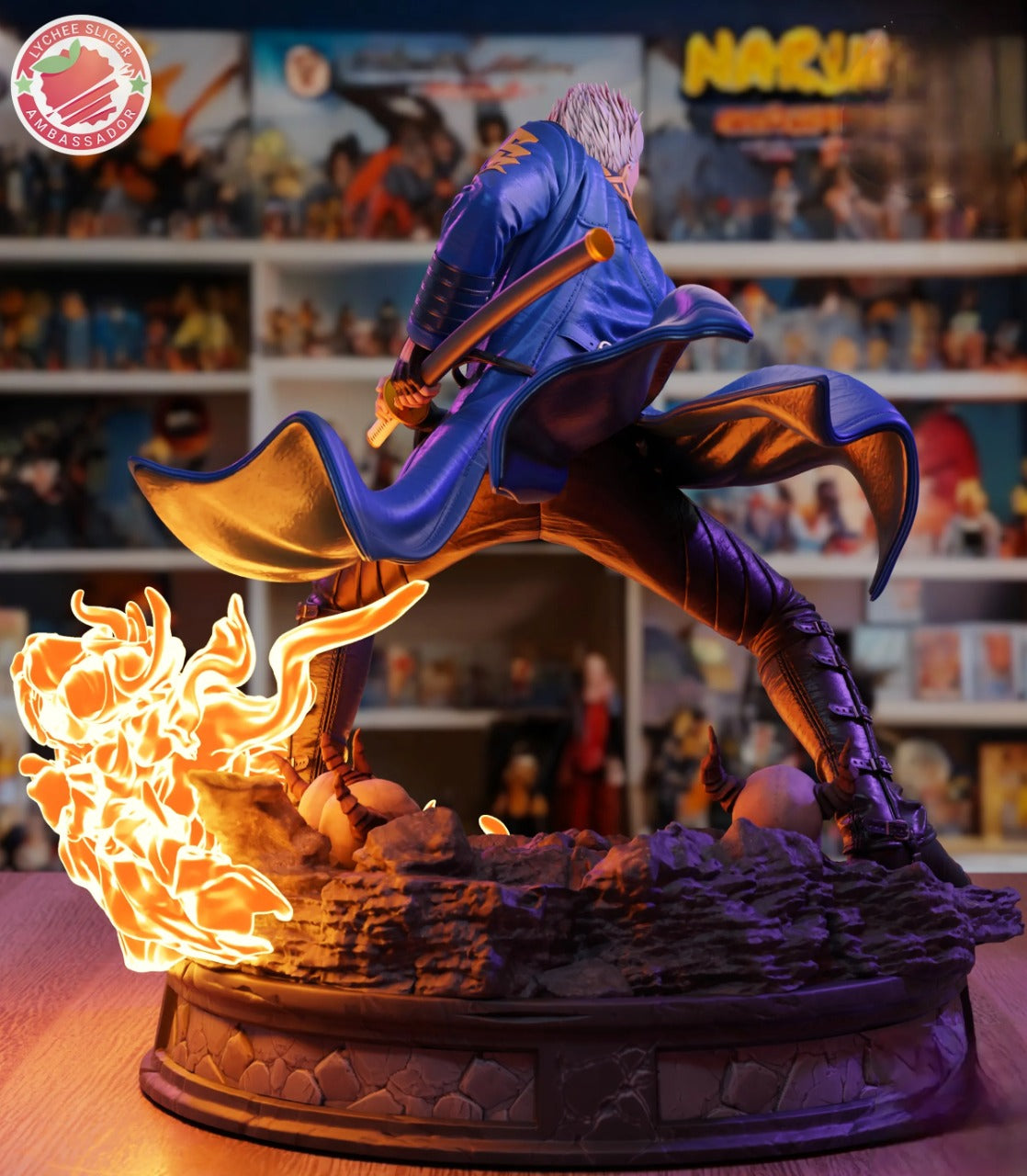Vergil - Devil May Cry (Netflix Style) STL File for 3D Printing (Pre-Supported) - Digital File