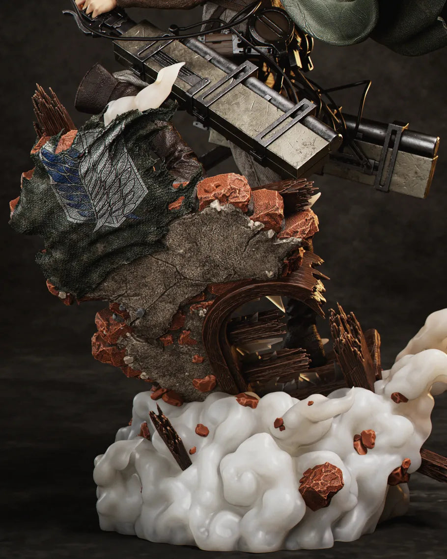 Levi Ackerman Anime Statue STL – 1/6 & 1/9 Scale, Presupported + Uncut