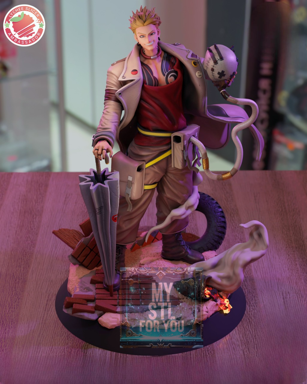 Enjin Gachiakuta | Resin STL Statue | Pre‑Supported STL+LYS