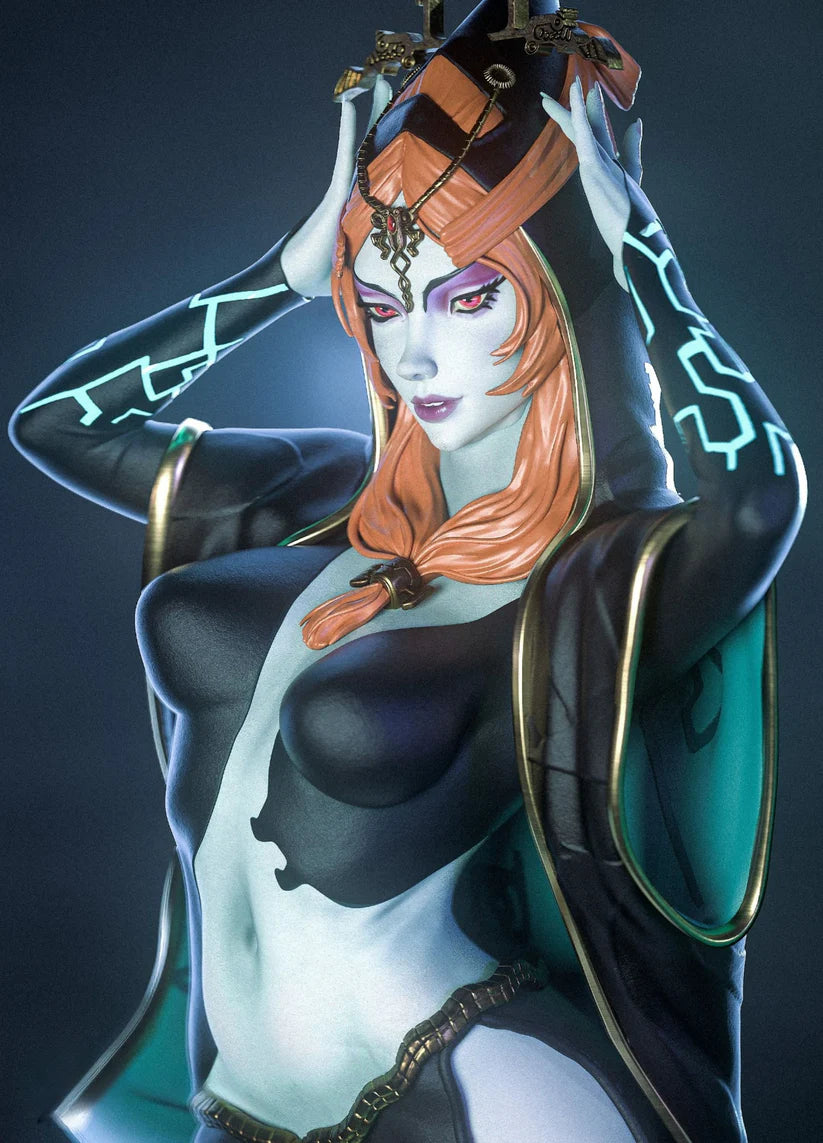 True Midna NSFW STL - Zelda 3D Print (Pre-Supported)