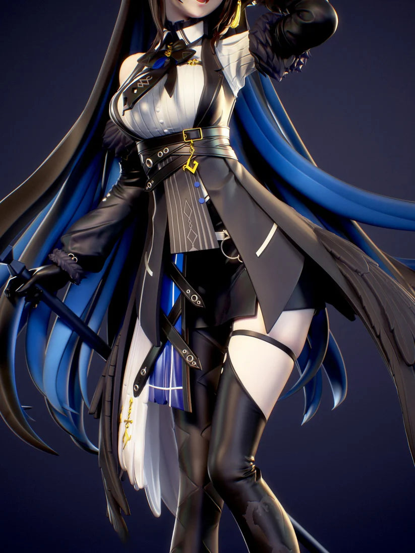 Pre-supported Nerissa Ravencroft STL - VTuber 3D Print