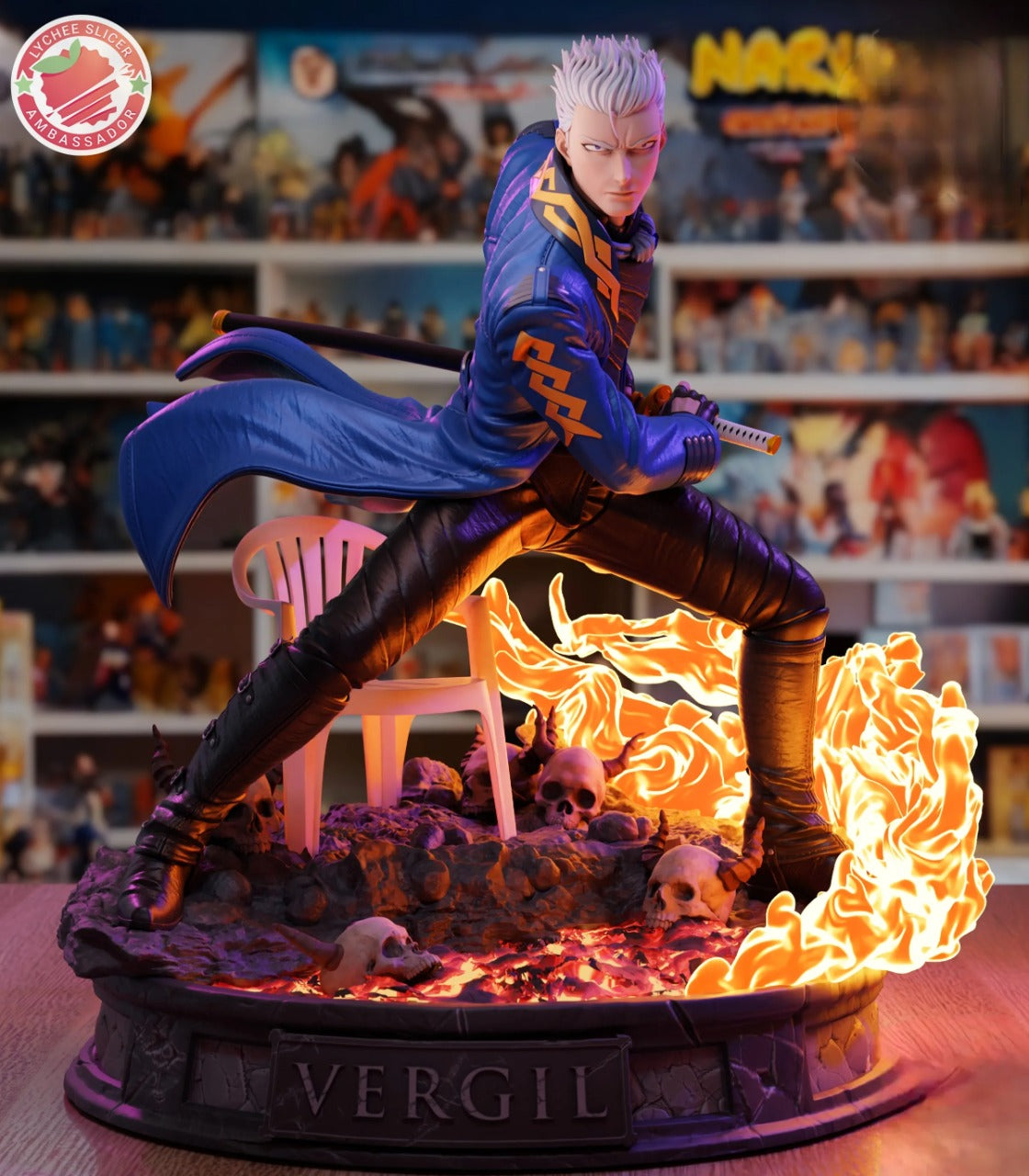 Vergil - Devil May Cry (Netflix Style) STL File for 3D Printing (Pre-Supported) - Digital File