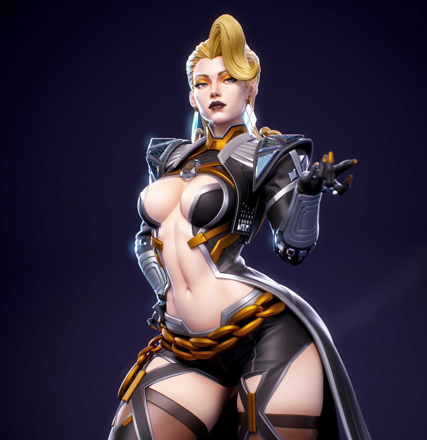 Emma Frost – 1/7 Scale STL Figure for 3D Printing (Digital Product)