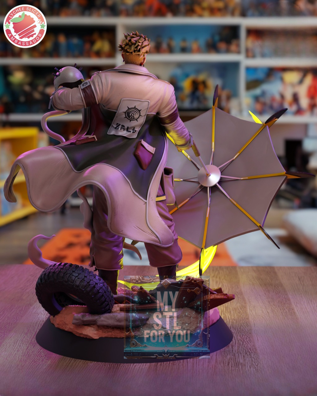 Enjin Gachiakuta | Resin STL Statue | Pre‑Supported STL+LYS