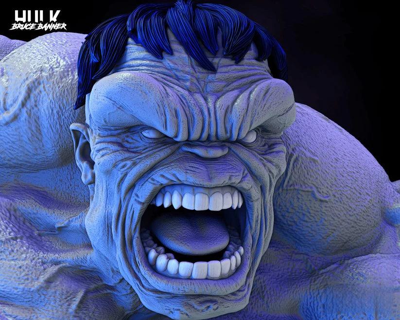 The Indestructible Hulk: 360mm STL Bust with Multiple Expressions!