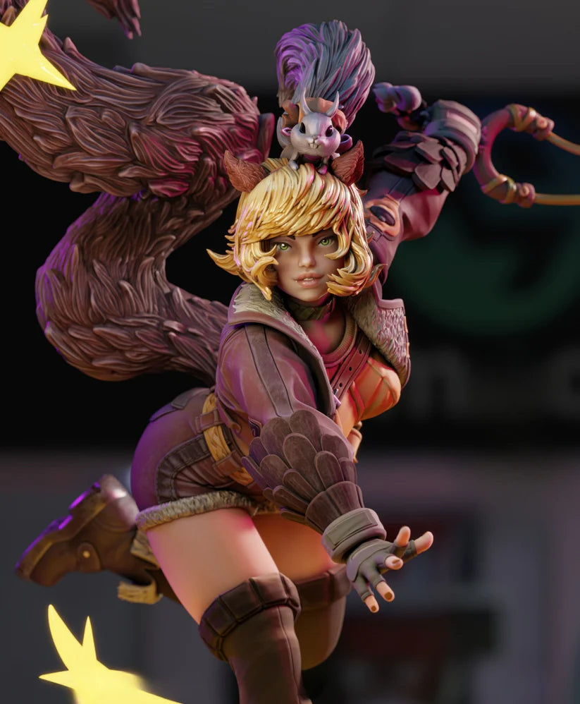 Squirrel Girl – Marvel Superhero STL 3D Print Model | Digital Download