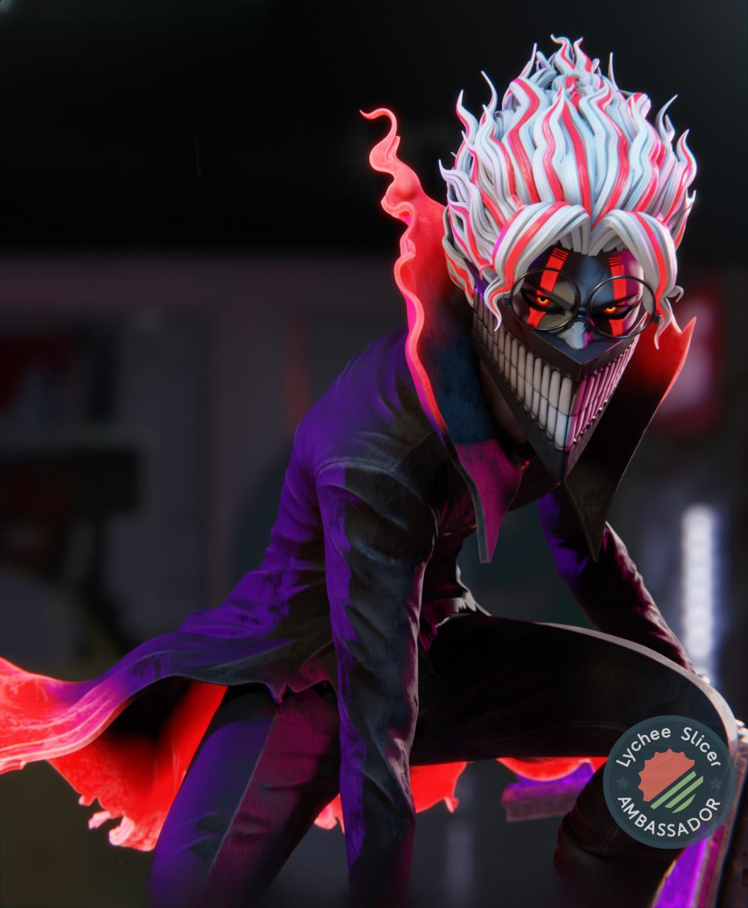Okarun – Dandadan – STL 3D Print Files Pre-Supported + Lychee Scene