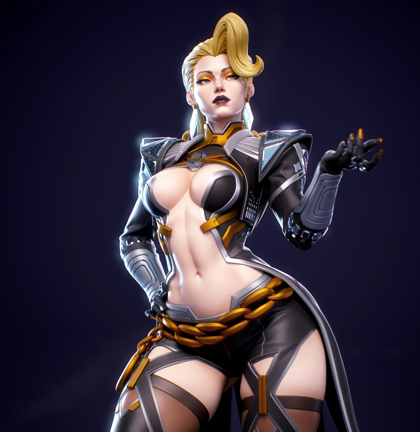 Emma Frost – 1/7 Scale STL Figure for 3D Printing (Digital Product)
