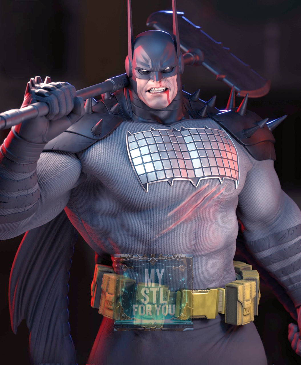 Absolute Batman | High-Detail 3D Print STL File | Pre-supported Model