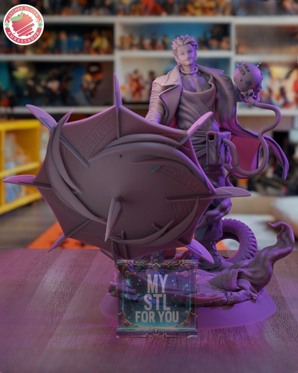 Enjin Gachiakuta | Resin STL Statue | Pre‑Supported STL+LYS