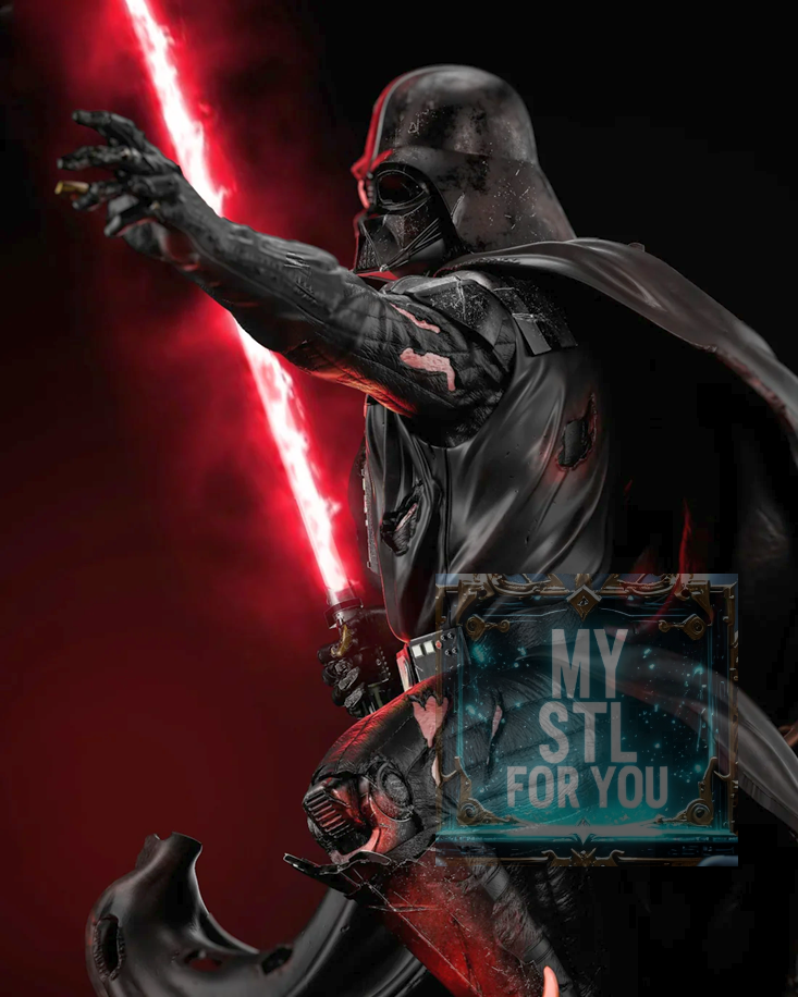 Darth Vader 1/6 Scale Statue + Bust | STL Files for Resin 3D Printing