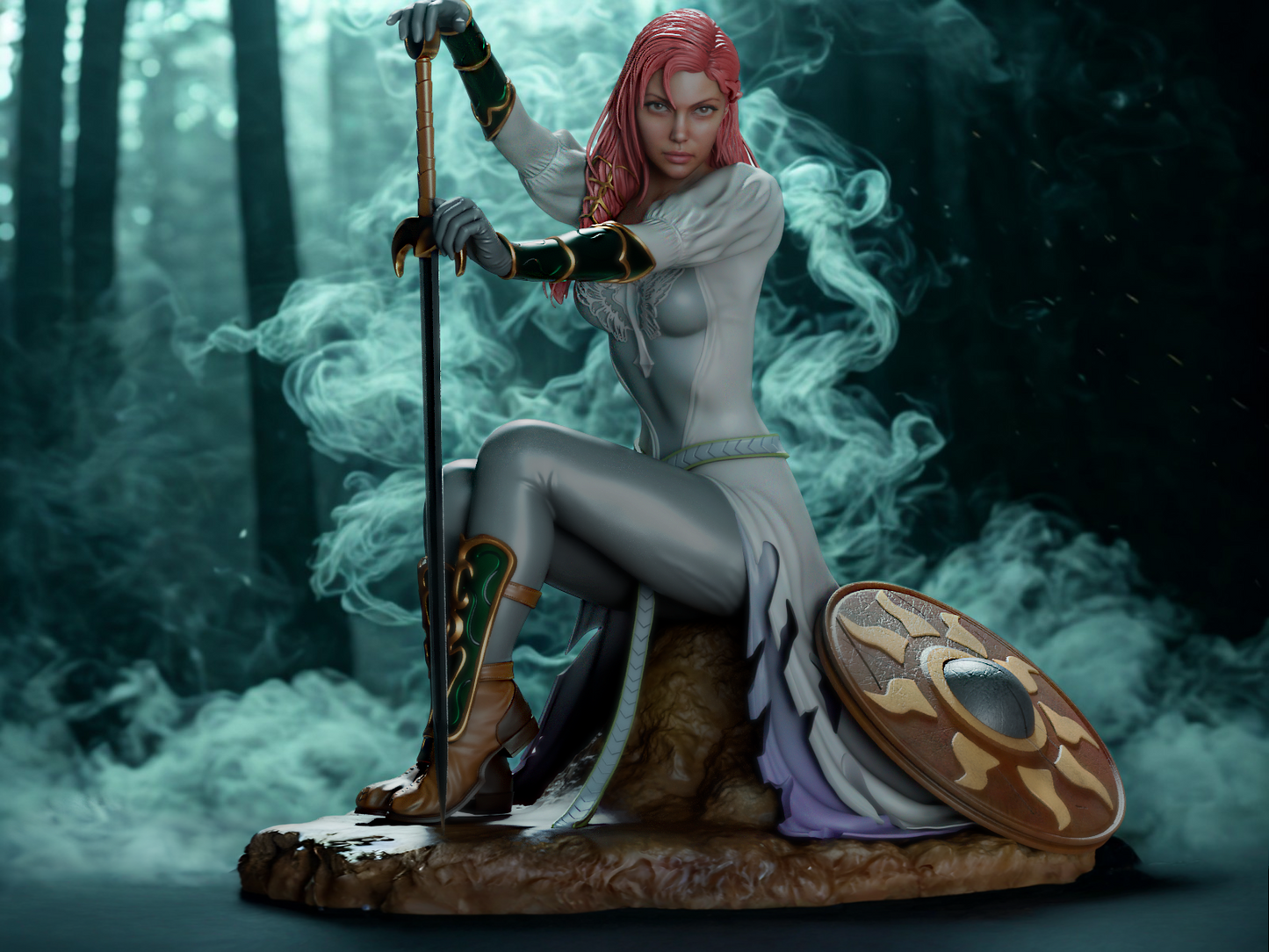 Highly Detailed Hera STL Model for 3D Printing - 1/6 & 1/9 Scale | Mythological Warrior Queen | Pre-Supported for Resin Printing