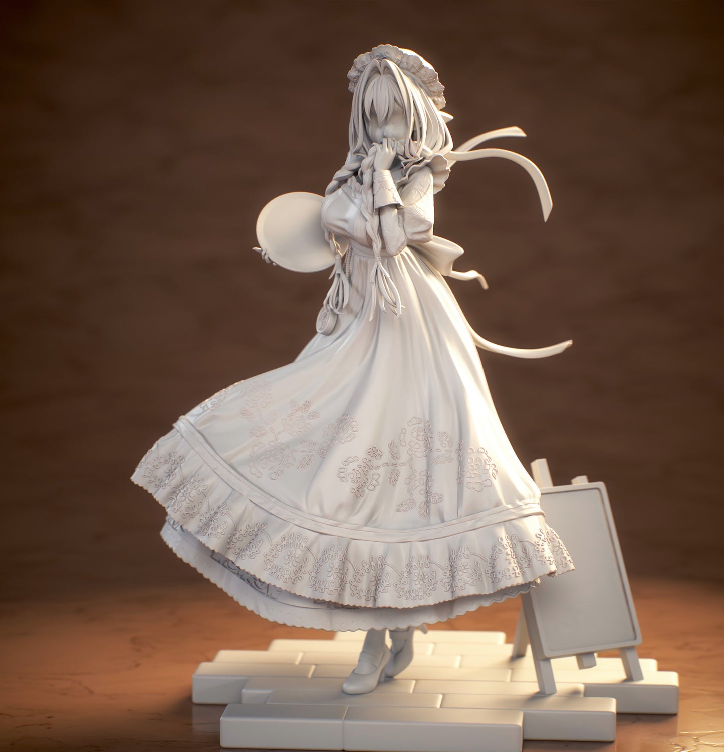 Kroni – 1/7 Scale Fantasy Female STL Figure for 3D Printing (Digital Product)