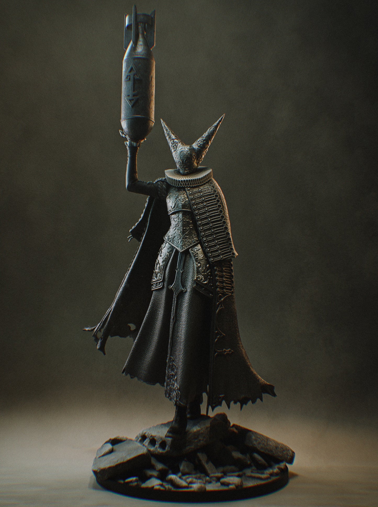 Artillery Witch (Trench Crusade) 3D Print Model - Pre-Supported & Uncut STL/LYS