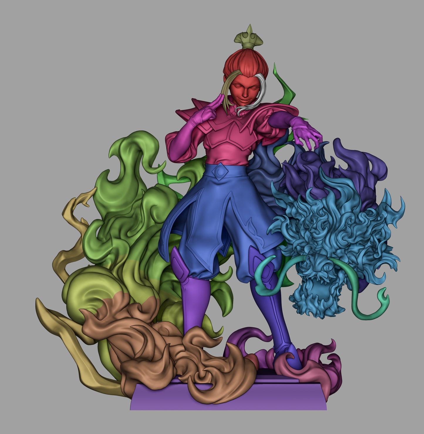 Azula Avatar: The Last Airbender STL for 3D Printing