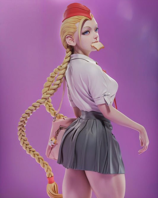 Cammy – Street Fighter Inspired STL Figure | 1/6 & 1/9 Scale | Split, Pre-Supported & Uncut Versions